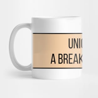 Unique as a breakfast taco - Food Quotes Mug